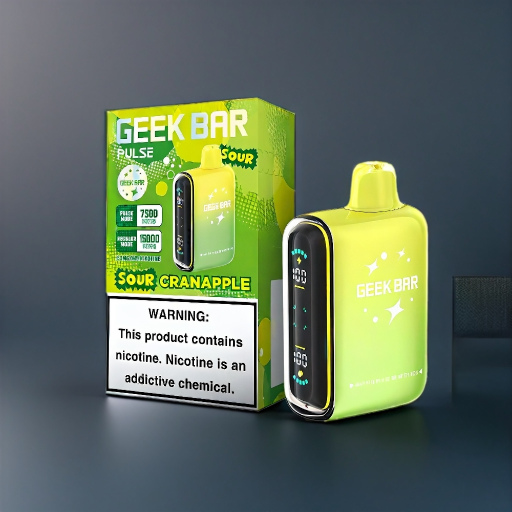 Geek Bar Pulse 15000 Puffs Sour New Zealand Wholesale