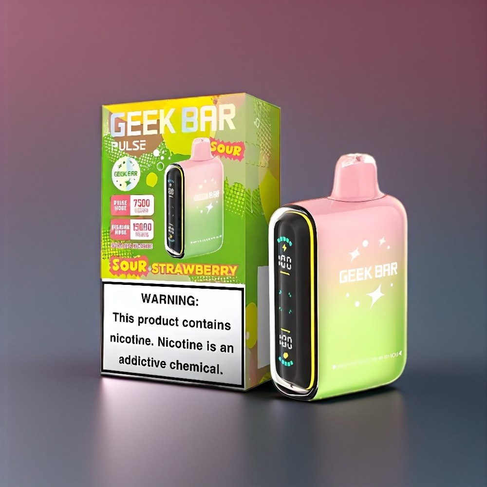 Geek Bar Pulse 15000 Puffs Sour New Zealand Wholesale