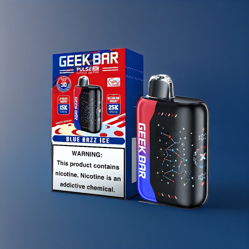 Geek Bar Pulse X 25000 Puffs New Zealand Wholesale Patriot Edition