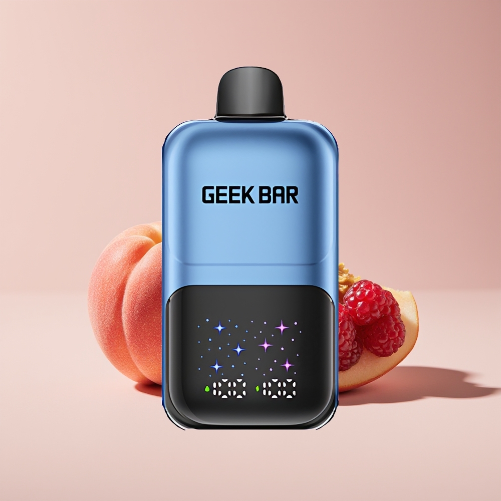 GEEKBAR 2GO 20ml 50000 Puffs New Zealand Wholesale Dual Tanks Rechargeable Peach & Berries Disposable Vape Pen