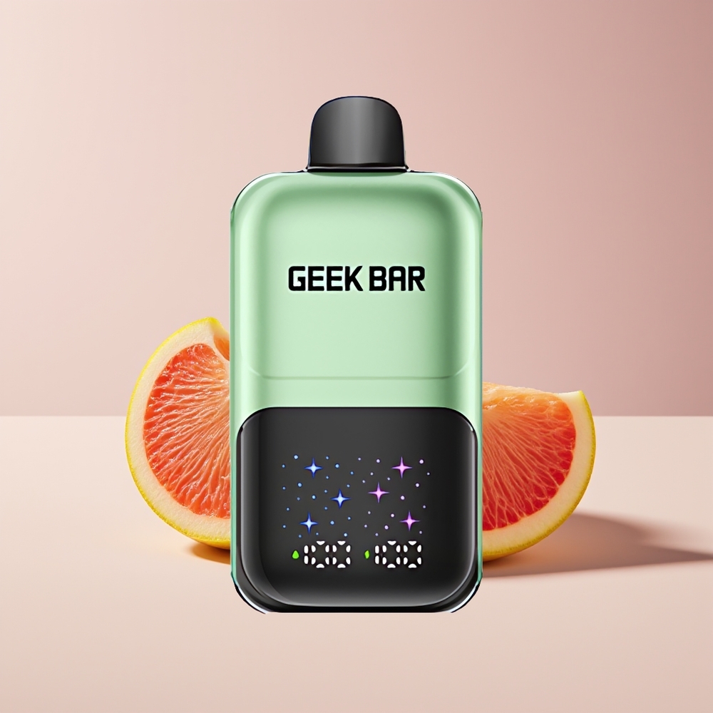 GEEKBAR 2GO 20ml 50000 Puffs New Zealand Wholesale Rechargeable Dual Tanks 5% Nic Salt Sour Candy & Sour Fruits Disposable Vape Pen