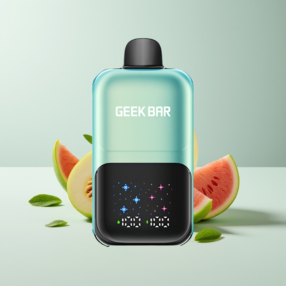 GEEKBAR 2GO New Zealand Wholesale 20ml 50000 Puffs Dual Tanks Rechargeable Cool Mint Ice Disposable Vape Pen