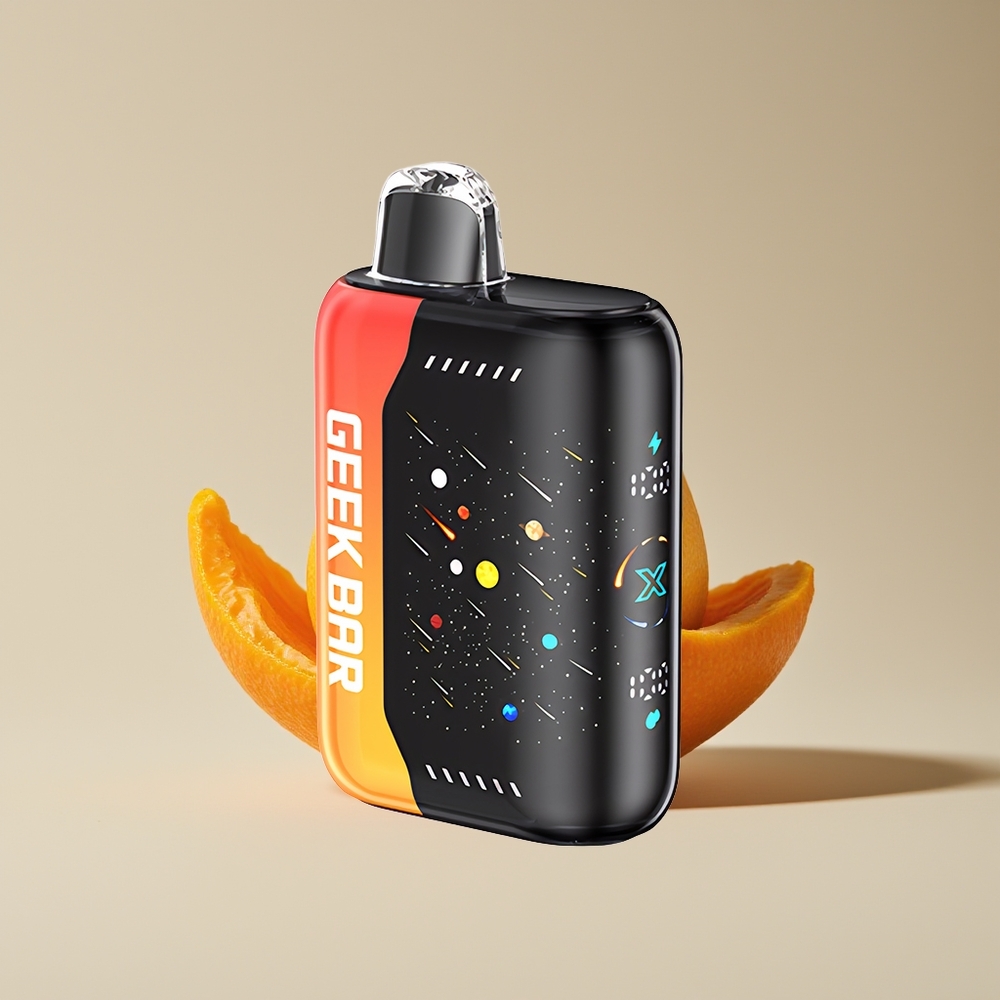 GEEKBAR Pulse X 42K Puffs Meteor Edition Orange Dragon New Zealand Wholesale with 820mAh Fast-Charging & Dual Mesh Coil