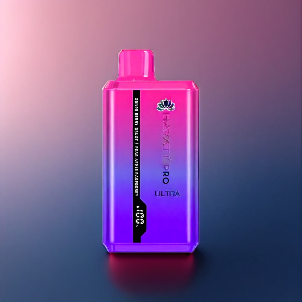 Hayati Pro Ultra 15000 Puffs Vape Grape Berry Burst Pear Apple Raspberry New Zealand Wholesale