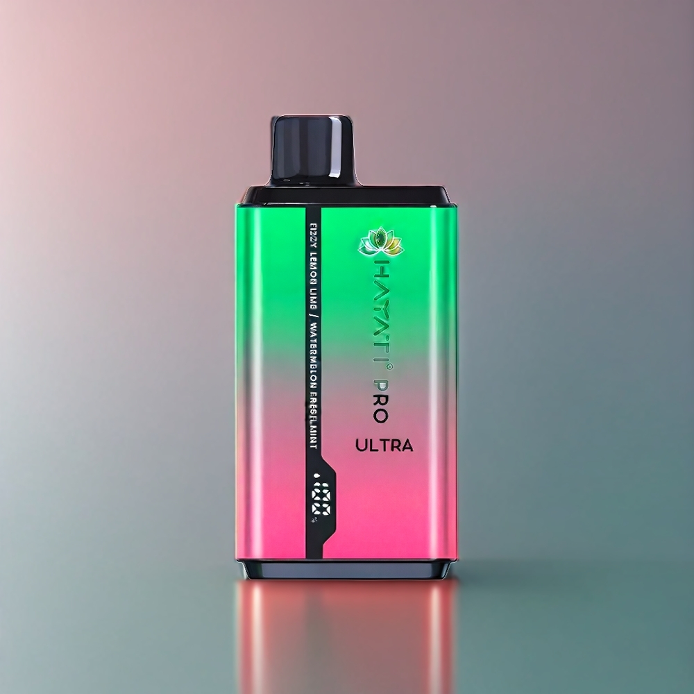 Hayati Pro New Zealand Wholesale Ultra 15000 Puffs Fizzy Lemon & Lime Watermelon Fresh Mint Vape