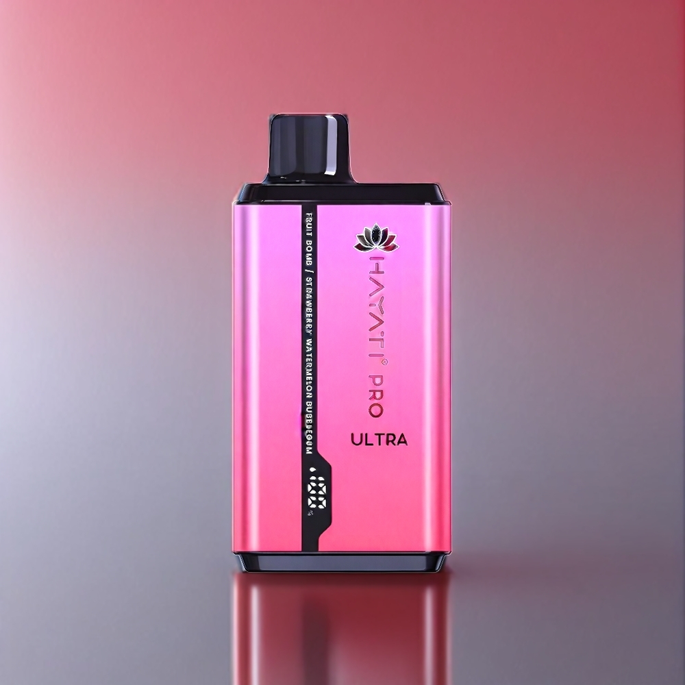 Hayati Pro Ultra 15000 Puffs New Zealand Wholesale Watermelon Bubblegum Fruit Bomb Straw