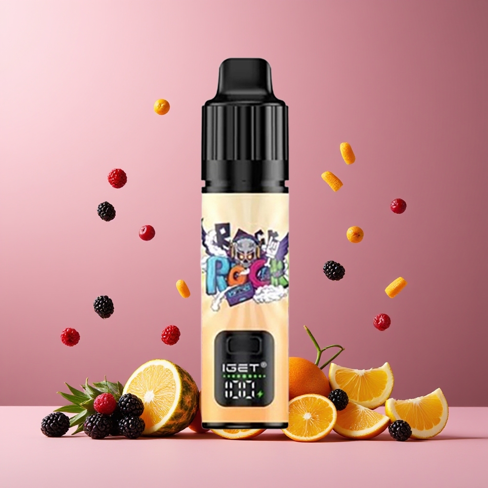 IGET BAR PLUS S3 POD 10000 Puffs 18ml 5% Nicotine 950mAh Disposable Vape Blackberry Pineapple Orange New Zealand Wholesale