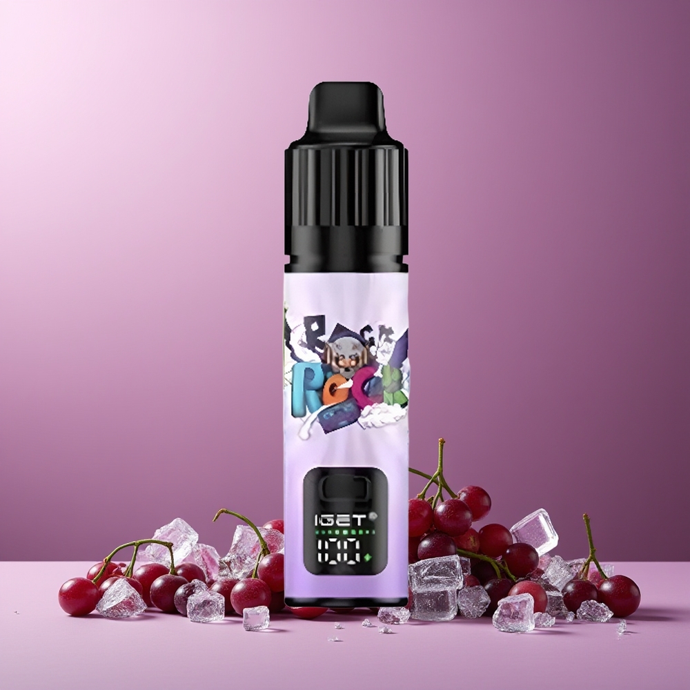 IGET BAR PLUS S3 POD 10000 Puffs 18ml 5% Nicotine 950mAh Disposable Vape Grape Ice New Zealand Wholesale