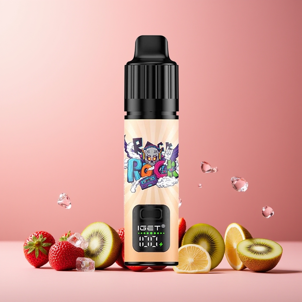 IGET BAR PLUS S3 POD 10000 Puffs 18ml 5% Nicotine Disposable Vape Strawberry Kiwi Ice New Zealand Wholesale