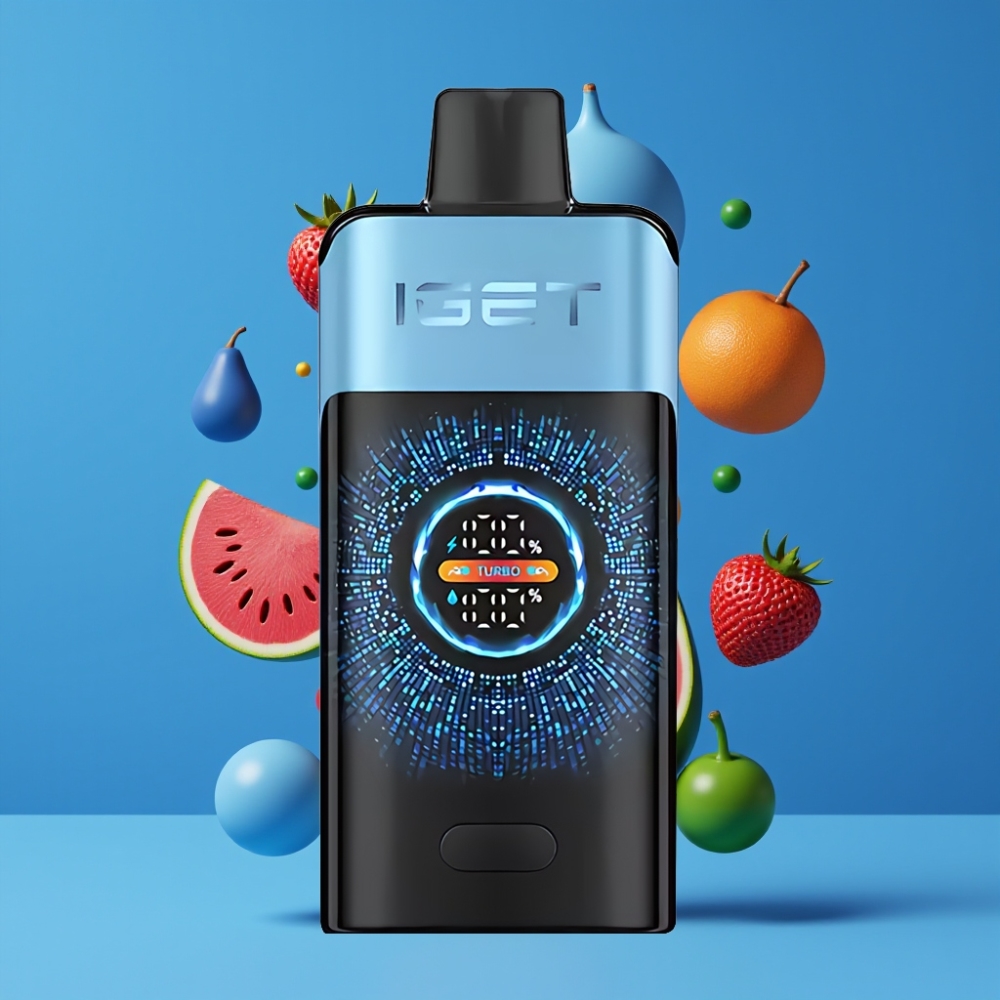 IGET ONE 12000 Puffs New Zealand Wholesale Disposable Vape Blue Monster with 2700mAh Battery & Large Curved Screen