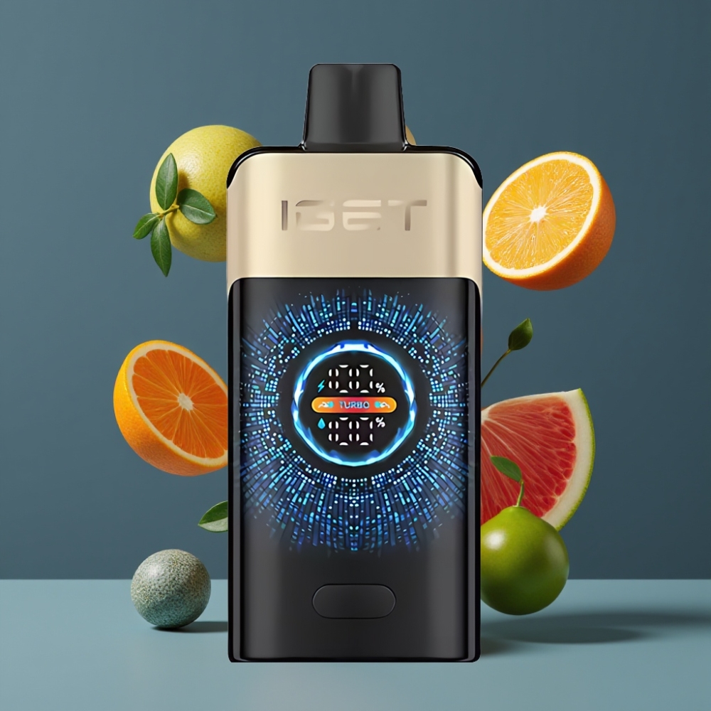 IGET ONE 12000 Puffs New Zealand Wholesale Tropical Orange Monster Disposable Vape with Large Curved Color Screen & 2700mAh Battery