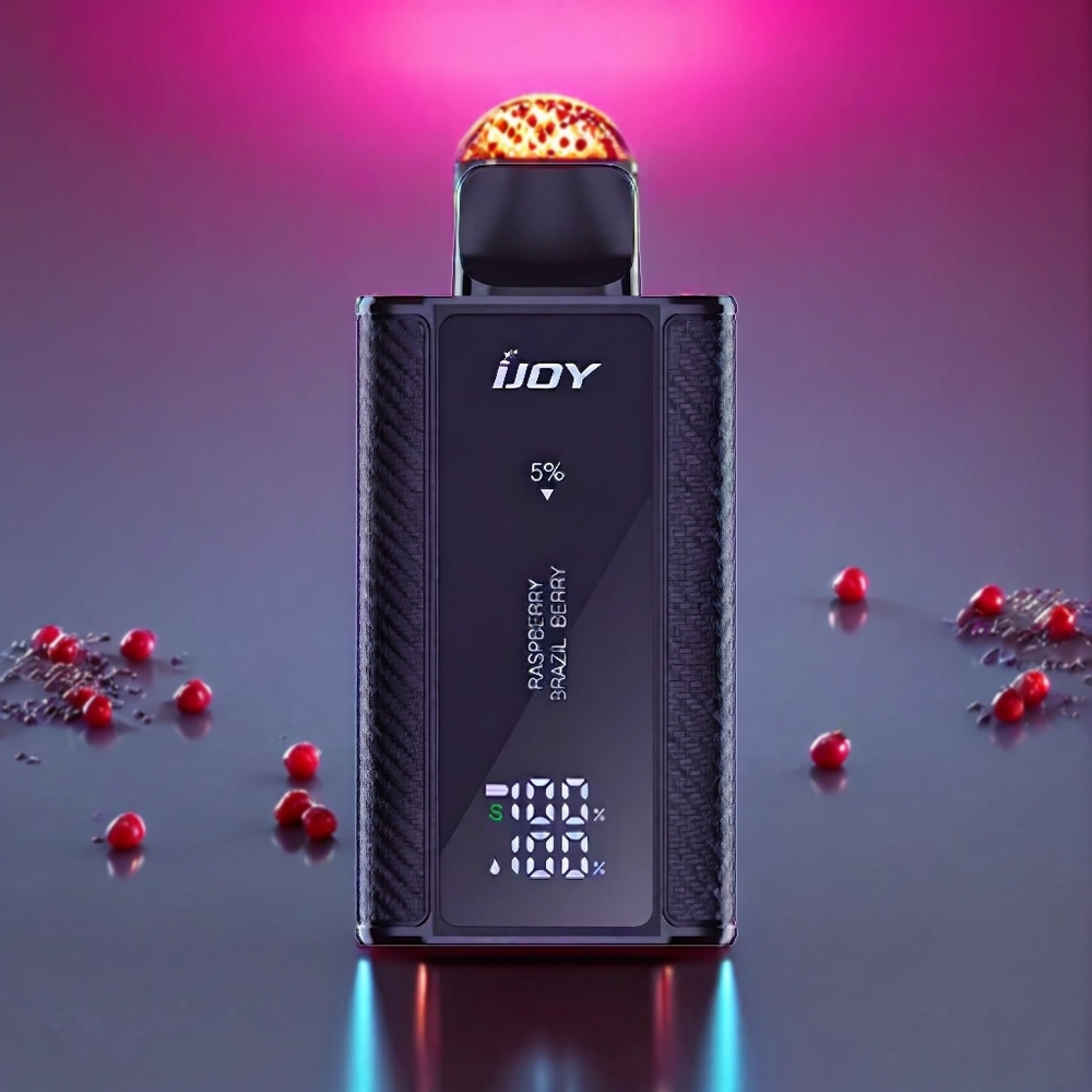 IJOY Captain 10000 Puffs 18ml 5% Nicotine Disposable Vape Raspberry Brazil Berry New Zealand Wholesale