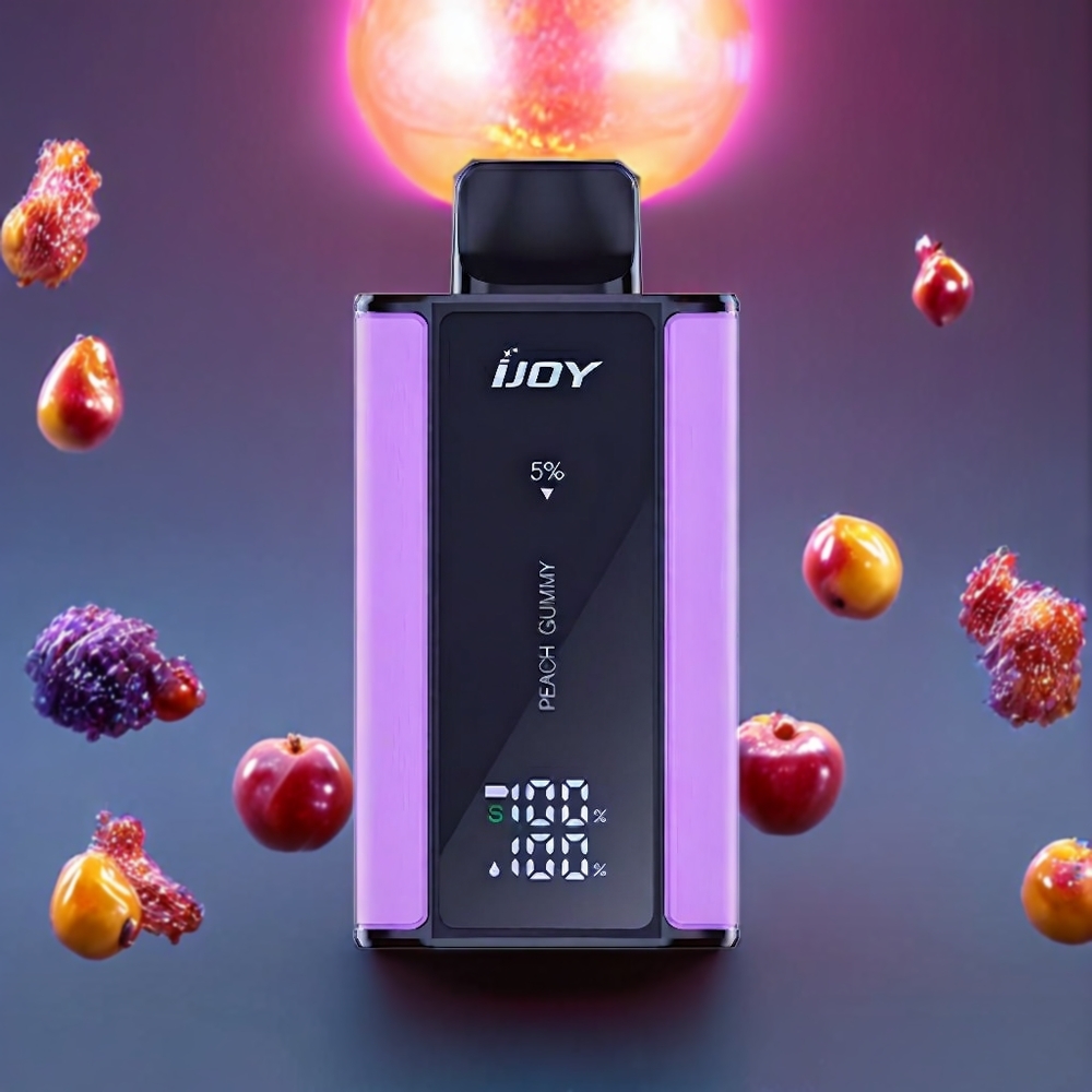 IJOY Captain 10000 Puffs 18ml 5% Peach Gummy Disposable Vape New Zealand Wholesale