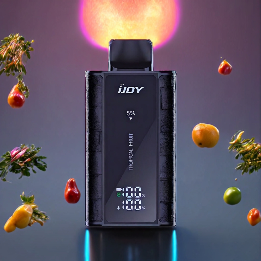 IJOY Captain 10000 Puffs Disposable Vape Tropical Fruit New Zealand Wholesale 18ml 5% Nicotine Type-C Charging