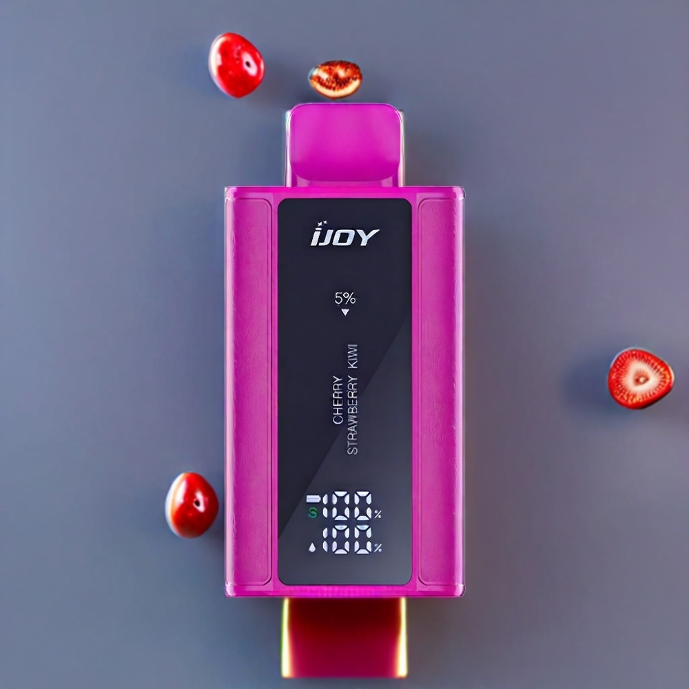 IJOY Captain 10000 Puffs New Zealand Wholesale Disposable Vape Cherry Strawberry Kiwi 18ml 5% Nicotine 650mAh