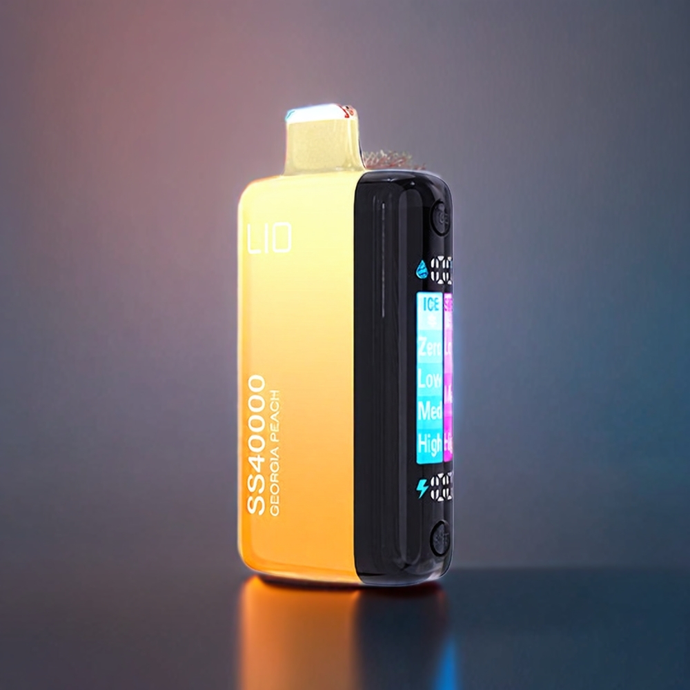 IJOY LIO SS40000 22ML 30mg/50mg 1100mAh Adjustable Airflow Disposable Vape Georgia Peach New Zealand Wholesale