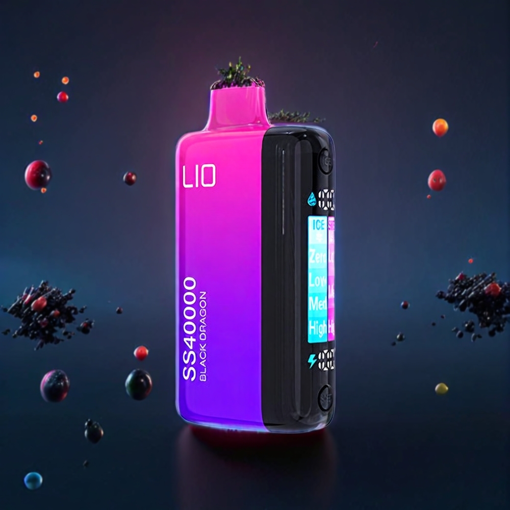 IJOY LIO SS40000 Disposable Vape Black Dragon 40000 Puffs 22ML 30mg/50mg 1100mAh New Zealand Wholesale