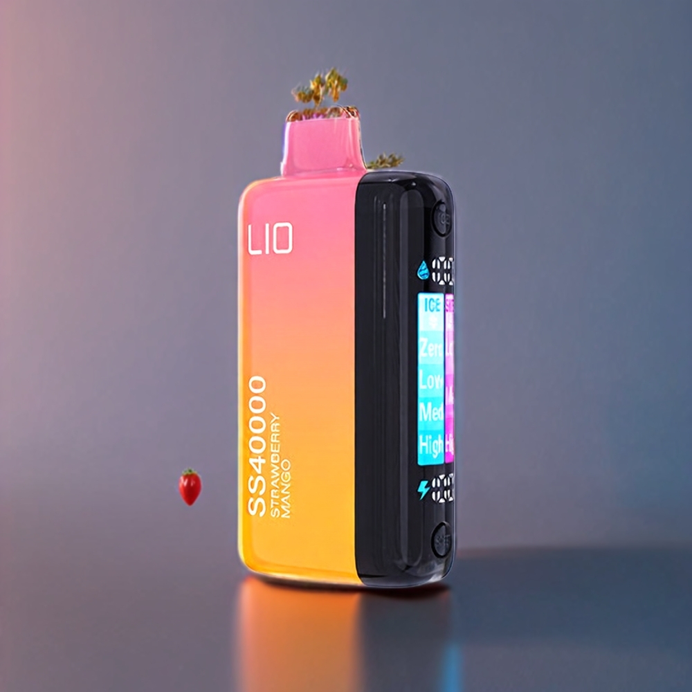IJOY LIO SS40000 New Zealand Wholesale 40000 Puffs 22ML Adjustable Airflow Disposable Vape Strawberry Mango
