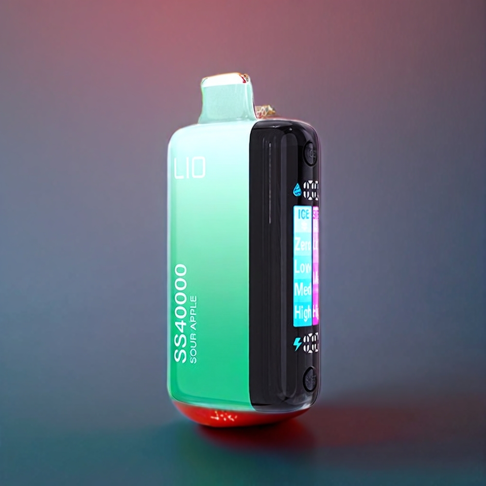 IJOY LIO SS40000 New Zealand Wholesale Disposable Vape Sour Apple 40000 Puffs 22ML 1100mAh TYPE-C