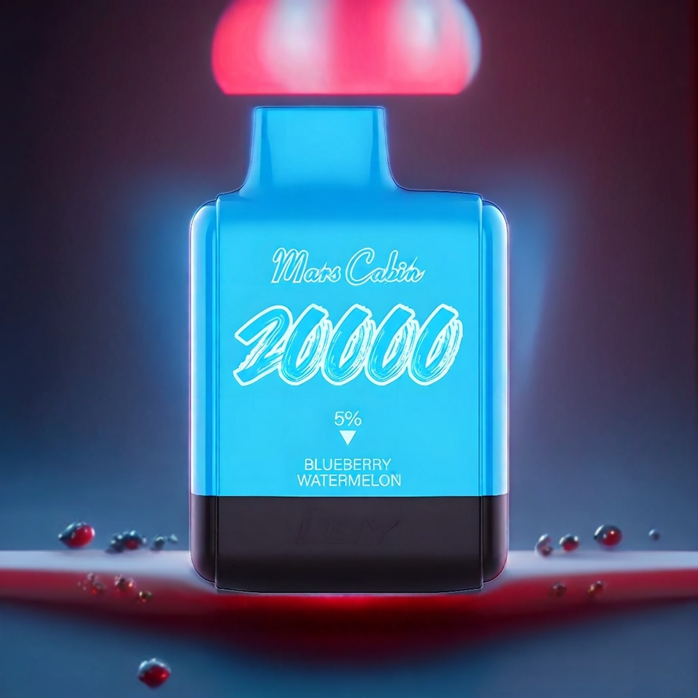 IJOY Mars Cabin 20000 Puffs Disposable Vape Blueberry Watermelon New Zealand Wholesale 20ML PC Dual Mesh 0.5 Ohm TYPE-C