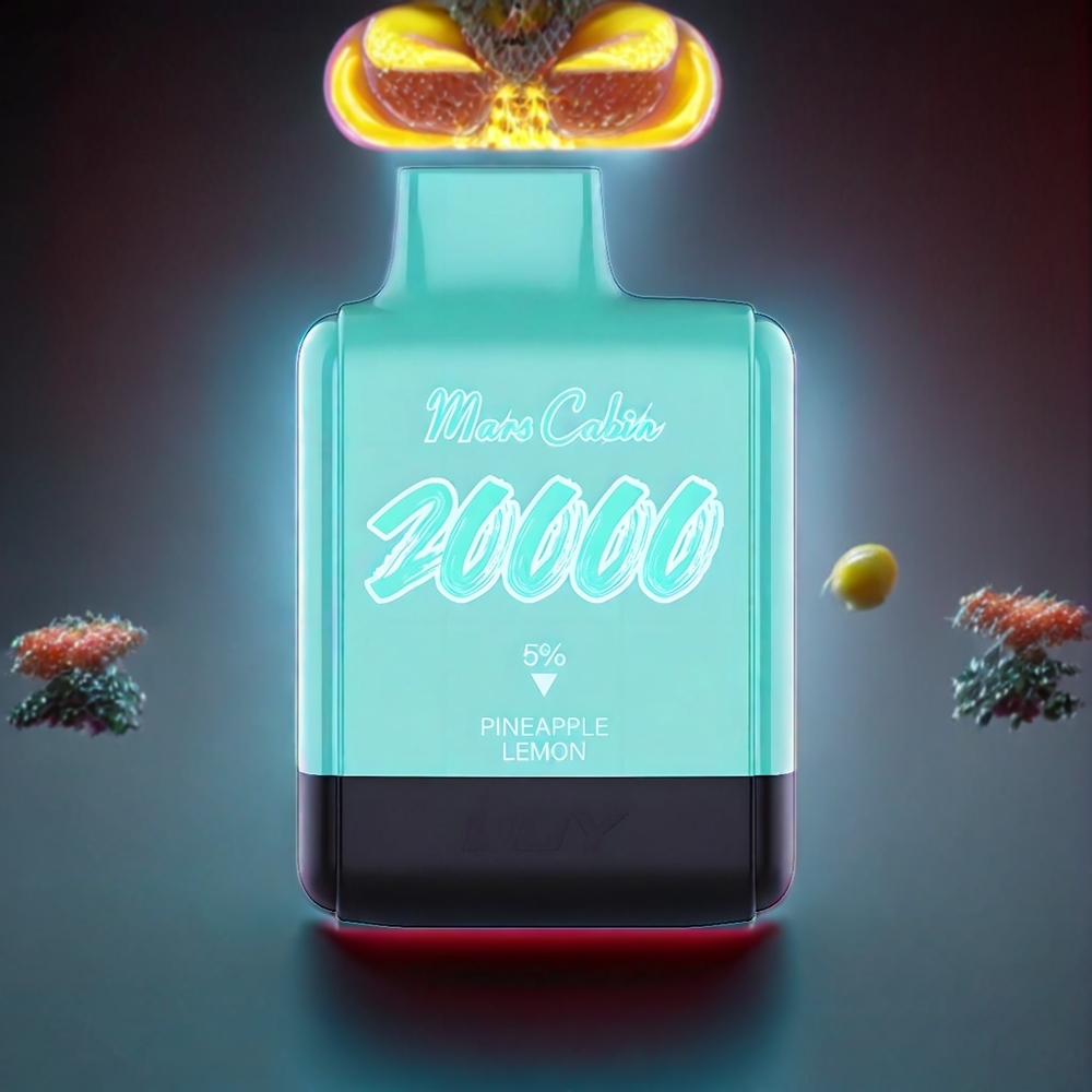 IJOY Mars Cabin 20000 Puffs Disposable Vape Pineapple Lemon New Zealand Wholesale 20ML 50mg Dual Mesh Coil TYPE-C