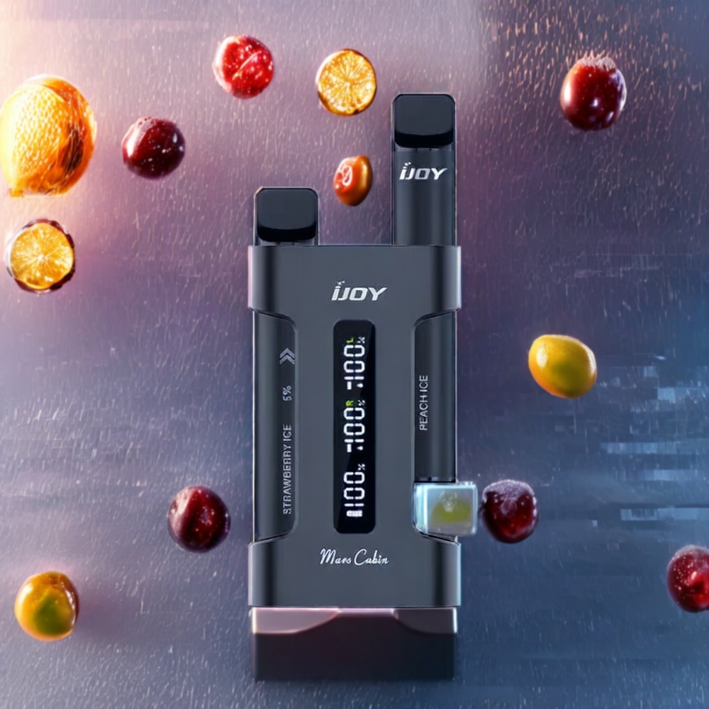 IJOY Mars Cabin 600 Puffs 2ml 0mg/16mg/20mg Disposable Vape Black New Zealand Wholesale