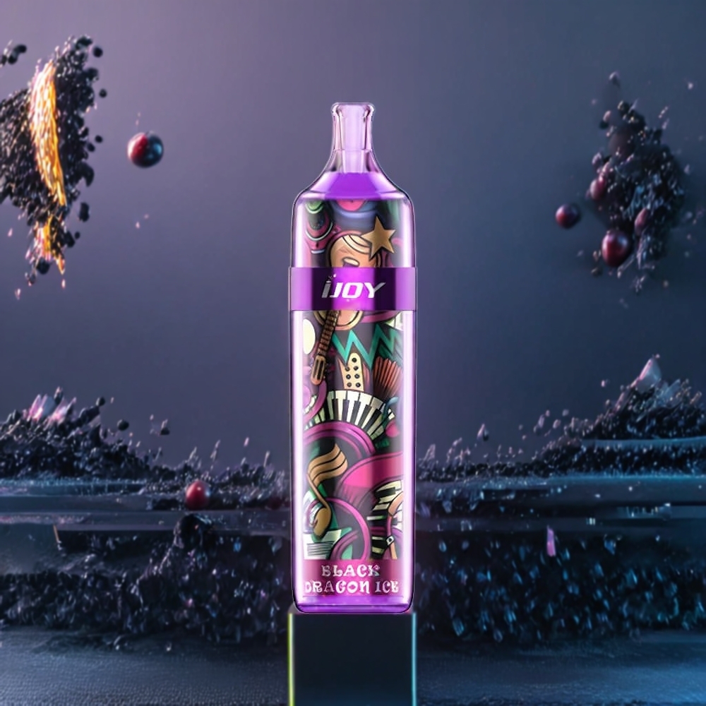 IJOY PUNK 4500 Puffs Disposable Vape Black Dragon Ice New Zealand Wholesale 12ml 50mg Mesh2 Coil