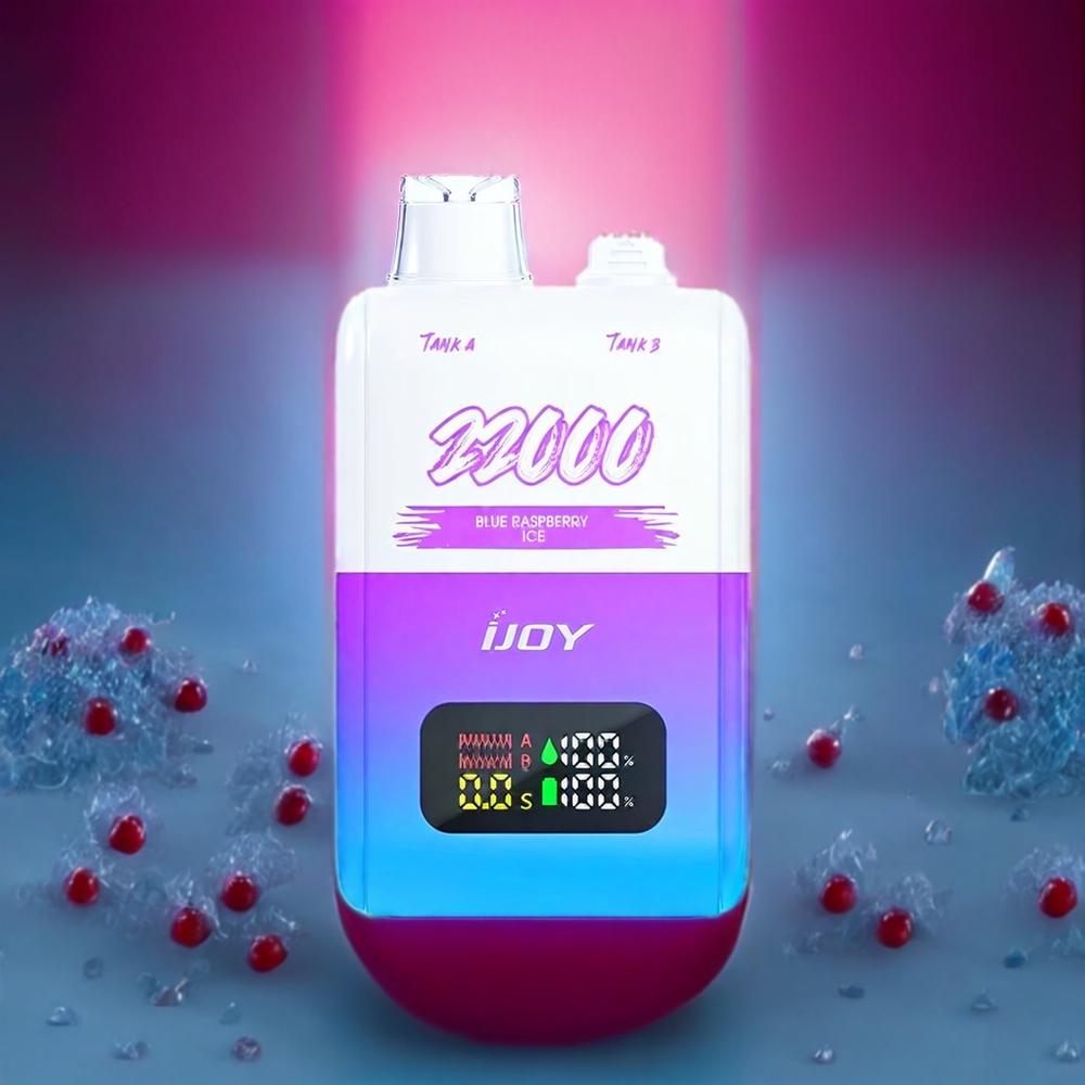 IJOY SD 22000 Puffs Disposable Vape Blue Raspberry Ice 15ML+15ML 650mAh New Zealand Wholesale