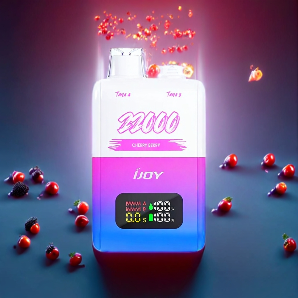 IJOY SD 22000 Puffs Disposable Vape Cherry Berry New Zealand Wholesale 15ML+15ML 50mg Type-C