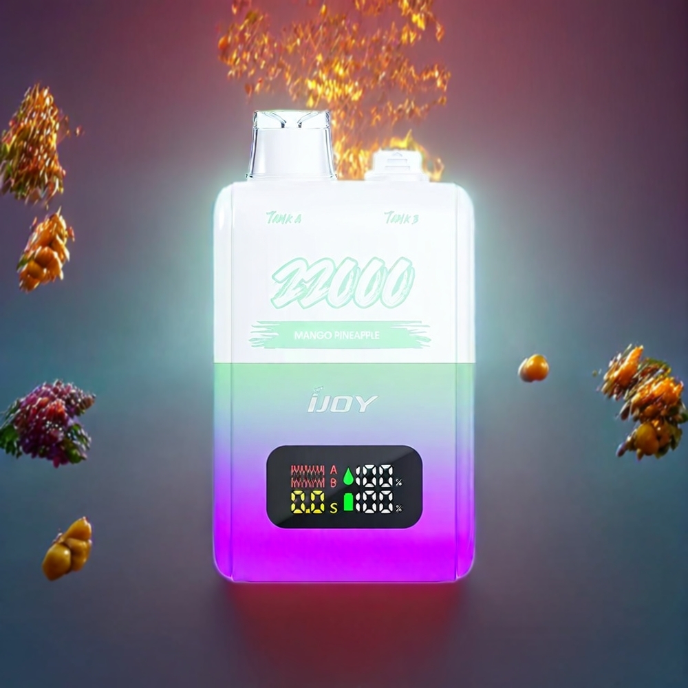 IJOY SD 22000 Puffs Disposable Vape Mango Pineapple New Zealand Wholesale 15ML+15ML 50mg Type-C Charging