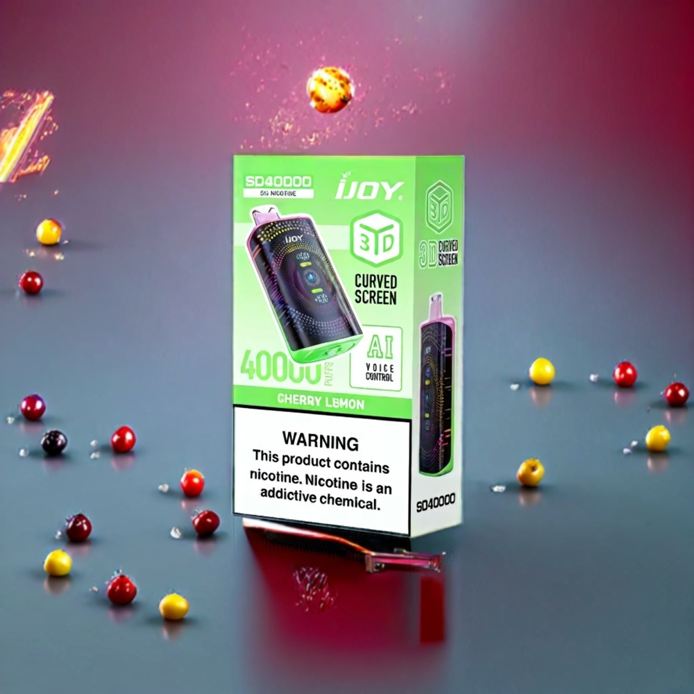 IJOY SD 40000 Puffs 20ML 5% Disposable Vape Cherry Lemon New Zealand Wholesale