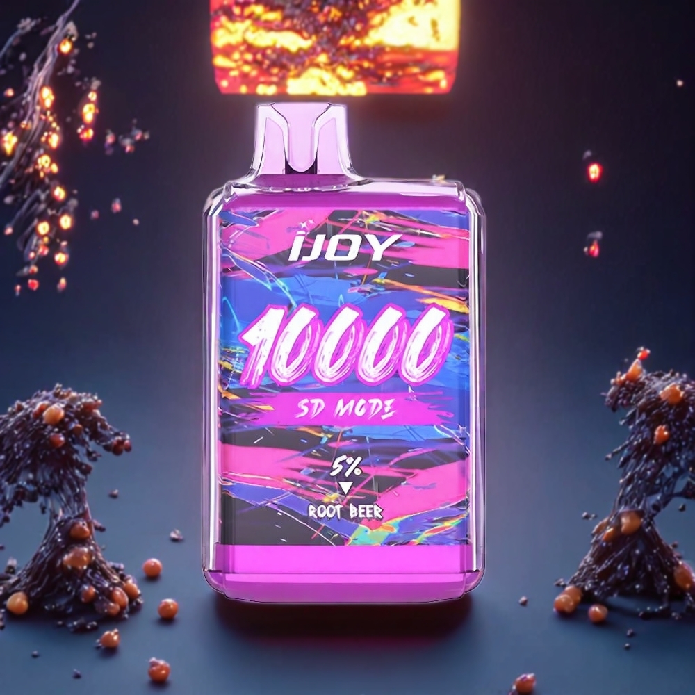 IJOY SD10000 Disposable Vape Root Beer New Zealand Wholesale 10000 Puffs 20ml 5% Nicotine