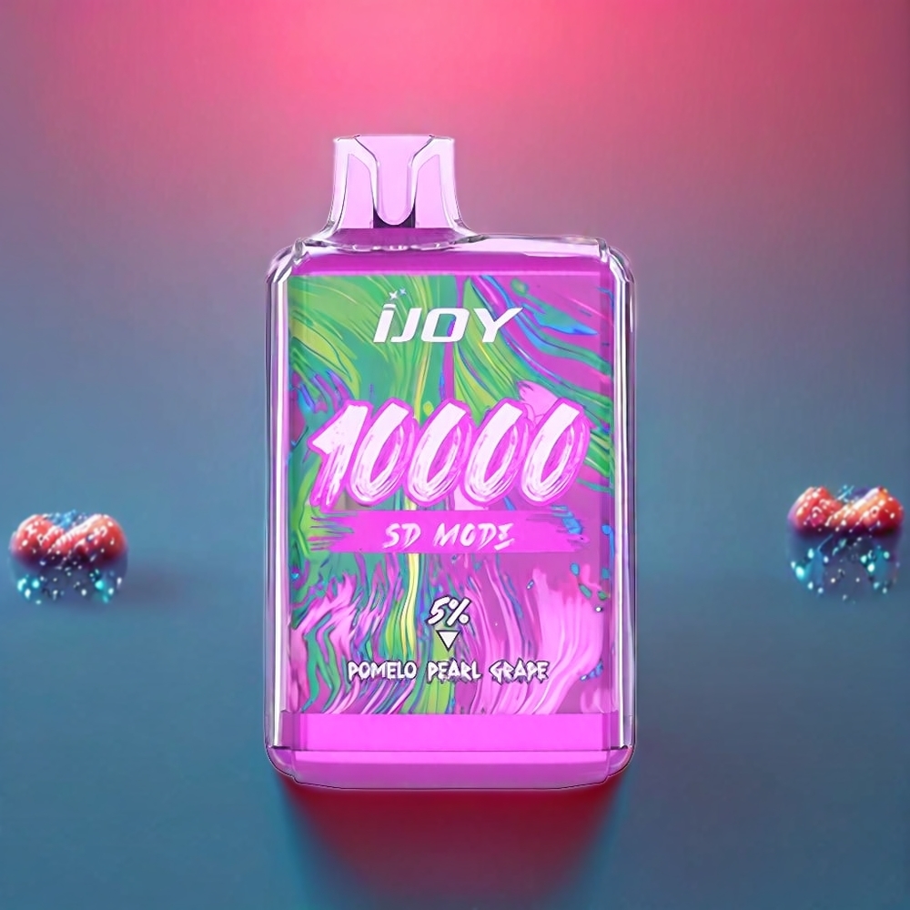 IJOY SD10000 New Zealand Wholesale Disposable Vape 10000 Puffs 20ml 5% Pomelo Pearl Grape