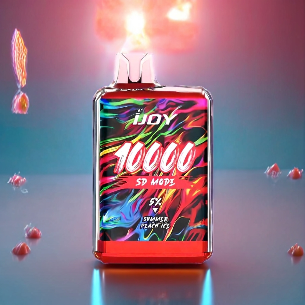 IJOY SD10000 New Zealand Wholesale Disposable Vape Summer Peach Ice 20ml 5% 10000 Puffs Type-C