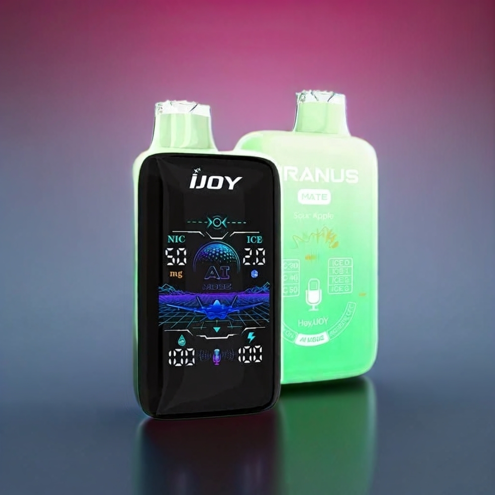 IJOY Uranus Mate 40000 Puffs New Zealand Wholesale Disposable Vape Sour Apple with ICE Control & Adjustable Airflow