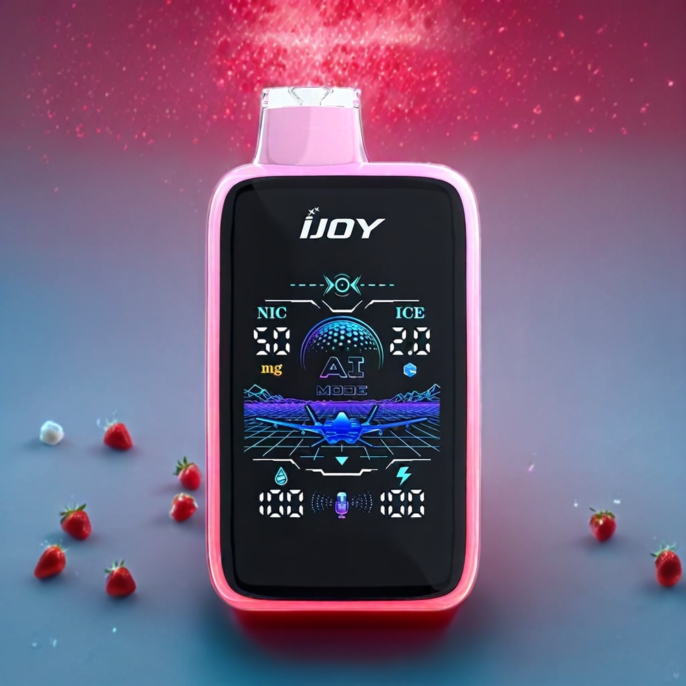 IJOY Uranus Mate 40000 Puffs New Zealand Wholesale Disposable Vape Strawberry Ice with 20ML E-Liquid, 1100mAh Battery, Type-C Charging