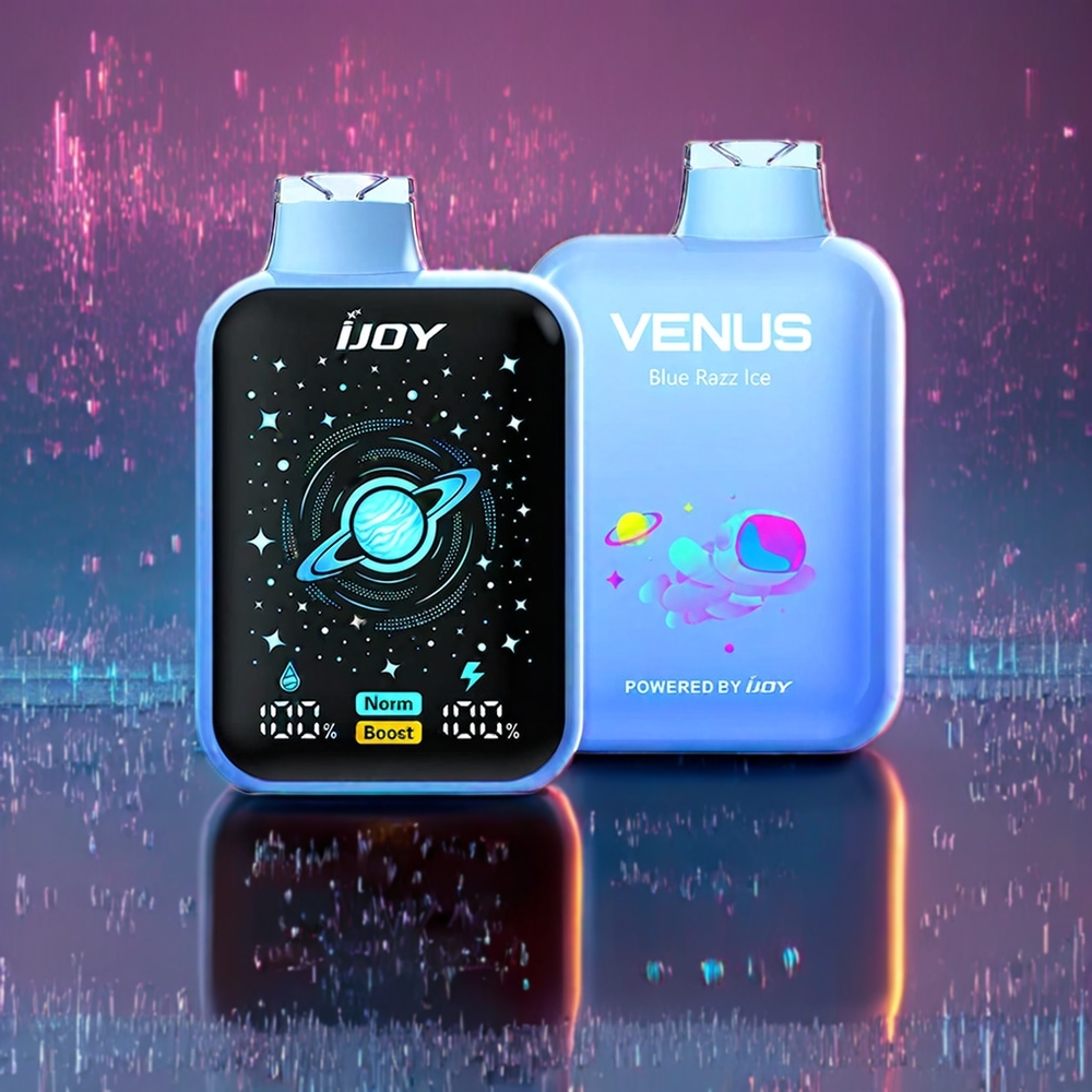 IJOY VENUS 25000 Puffs Disposable Vape Blue Razz Ice 20ML 900mAh Type-C Adjustable Airflow New Zealand Wholesale