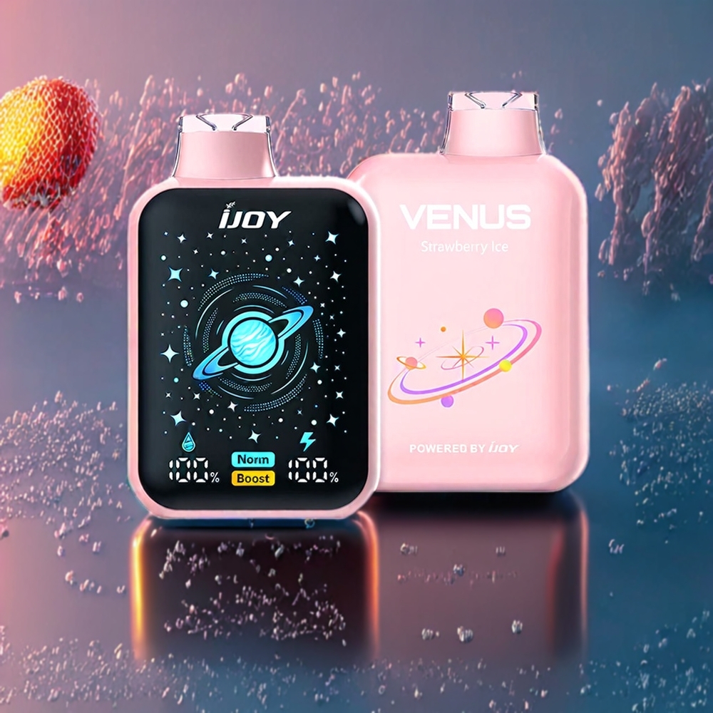 IJOY VENUS 25000 Puffs Disposable Vape Strawberry Ice New Zealand Wholesale 20ML 900mAh TYPE-C Adjustable Airflow