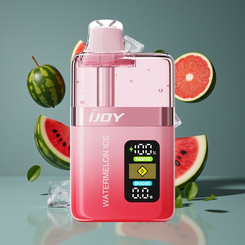 IJOY XP50000 Disposable Vape 50000 Puffs 50mg 1000mAh Type-C Adjustable Airflow Watermelon Ice New Zealand Wholesale