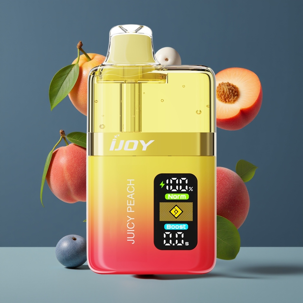 IJOY XP50000 New Zealand Wholesale Disposable Vape Juicy Peach 50000 Puffs 50mg 1000mAh Type-C Dual Mesh Adjustable Airflow