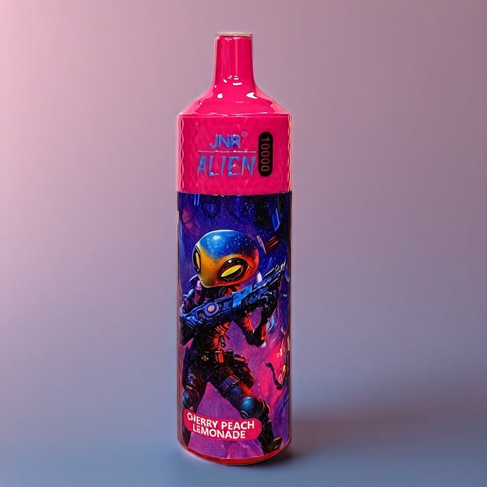 Jnr Alien New Zealand Wholesale 10000 Puffs Cherry Peach Lemonade Vape