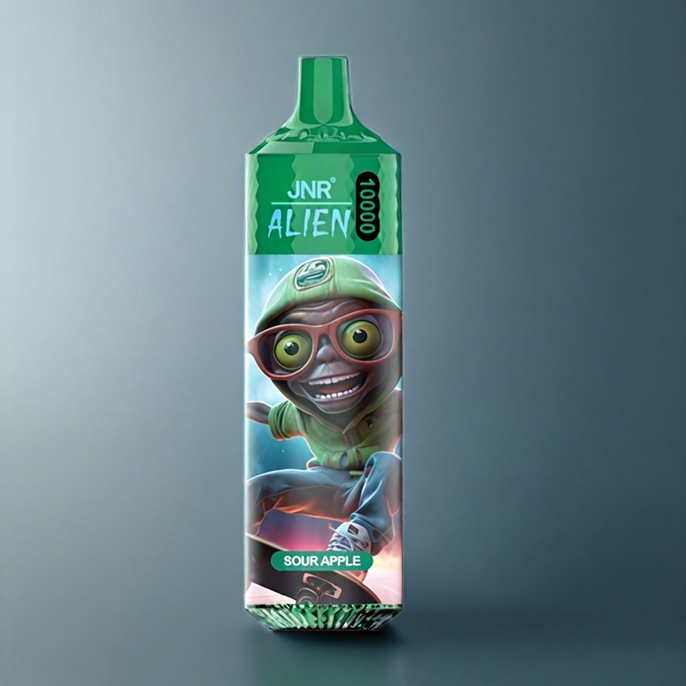 Jnr Alien New Zealand Wholesale 10000 Puffs Sour Apple Vape