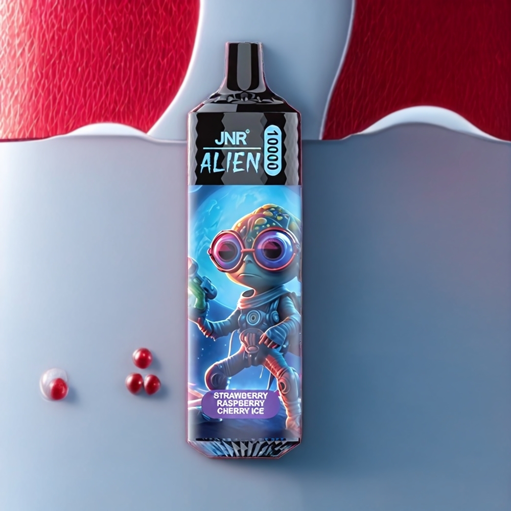Jnr Alien New Zealand Wholesale 10000 Puffs Strawberry Raspberry Cherry Ice Vape