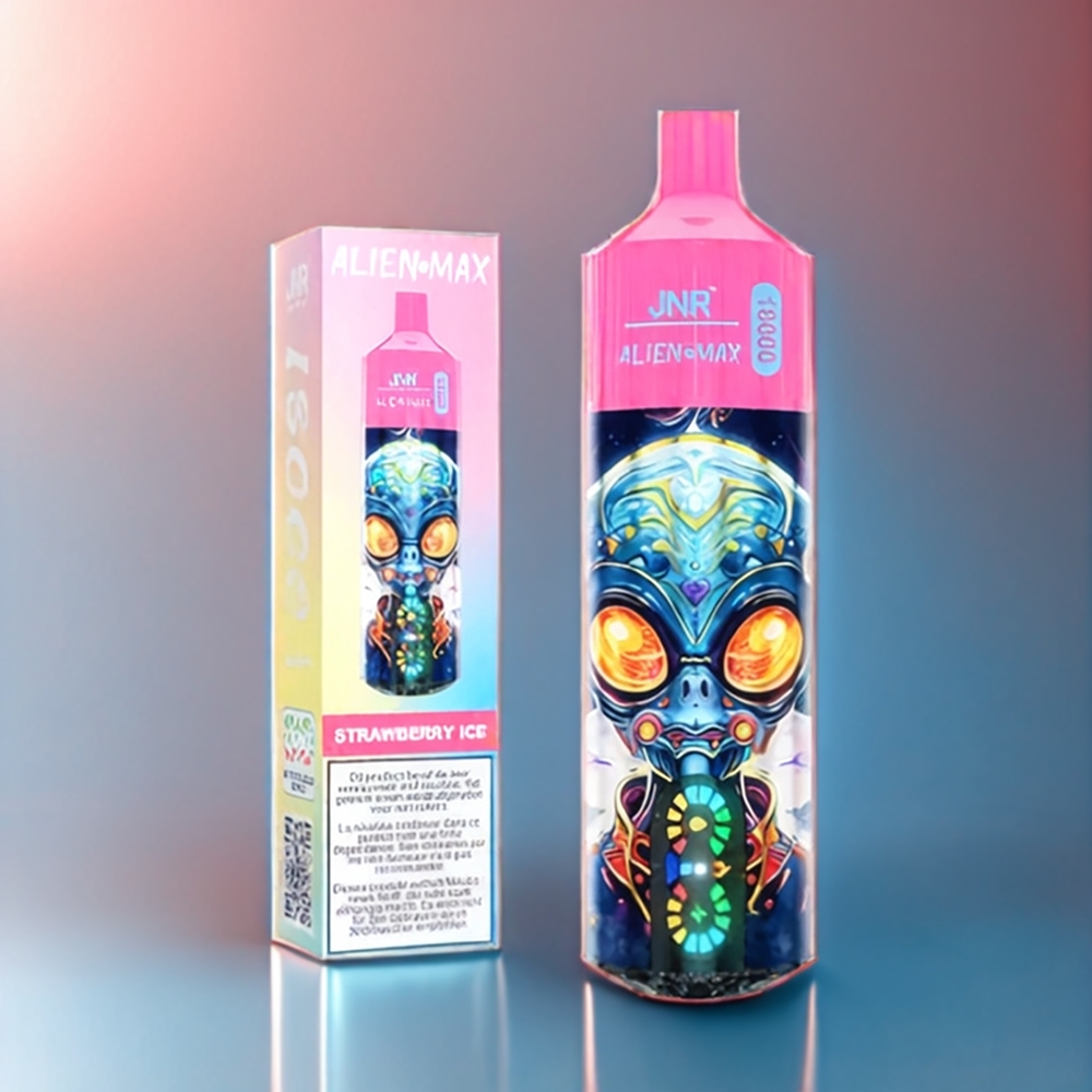 Jnr Alien Max New Zealand Wholesale 18000 Puffs Strawberry Ice Vape