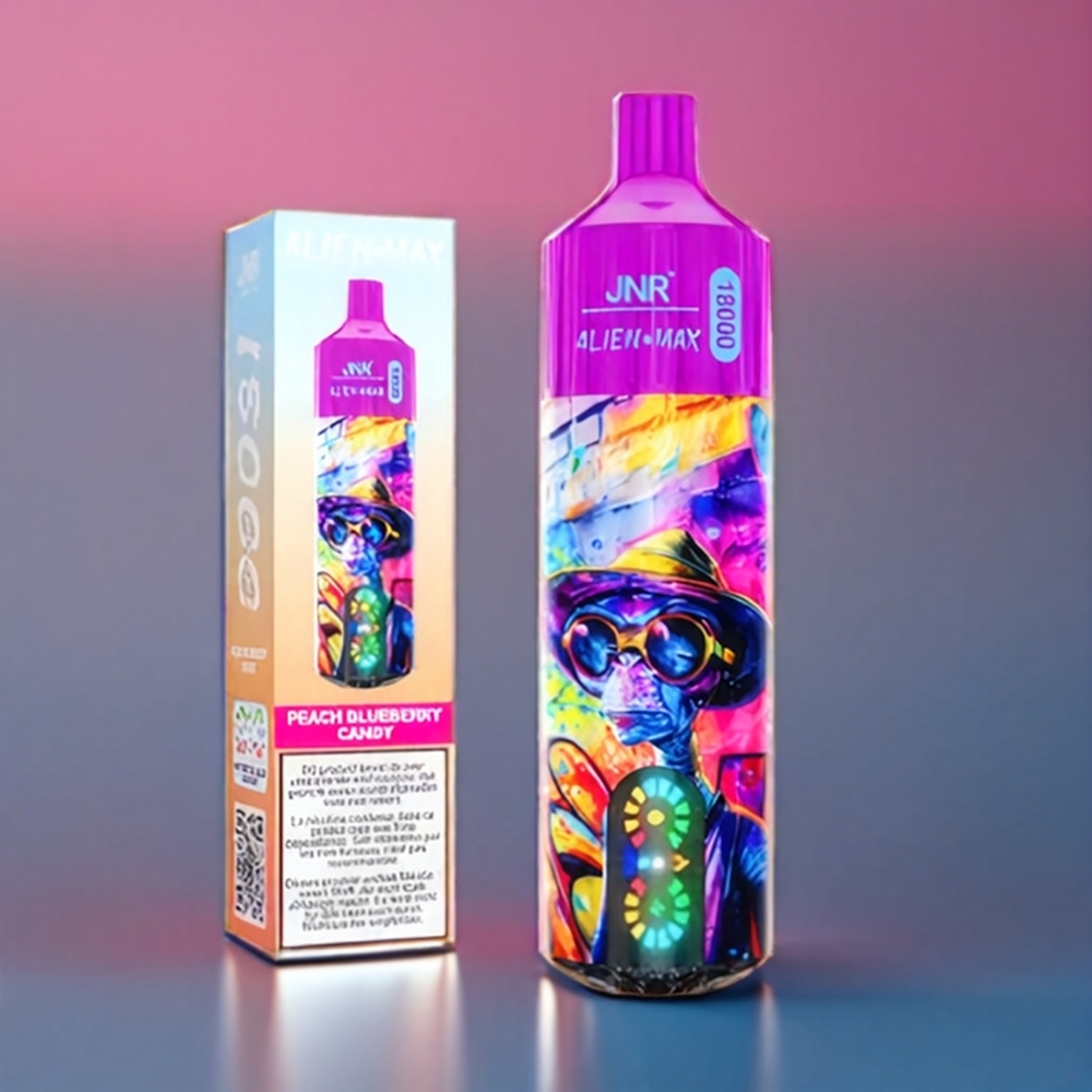 Jnr Alien Max New Zealand Wholesale Peach Blueberry Candy 18000 Puffs Vape