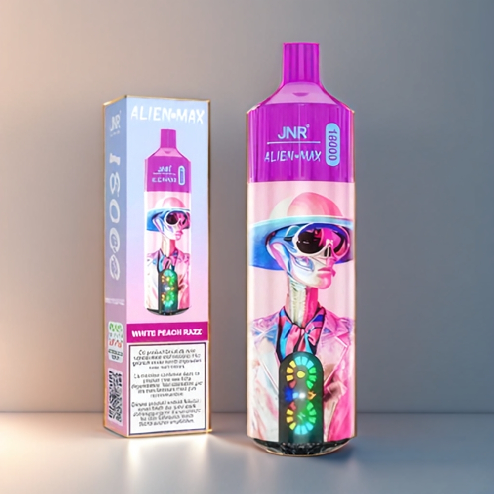 Jnr Alien Max New Zealand Wholesale White Peach Razz 18000 Puffs