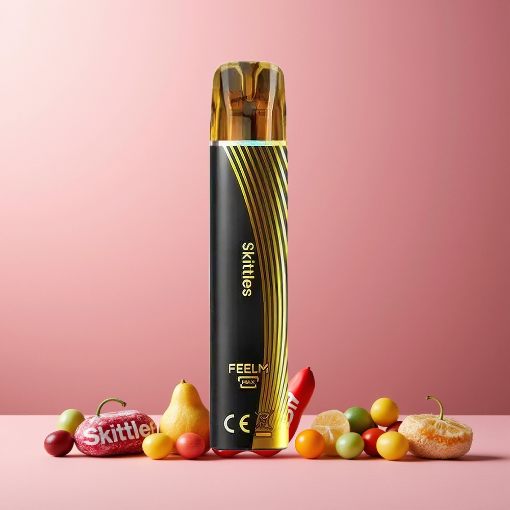 JNR Black&Golden 800 Puffs 2% Nicotine 550mAh Disposable Vape Skittles New Zealand Wholesale