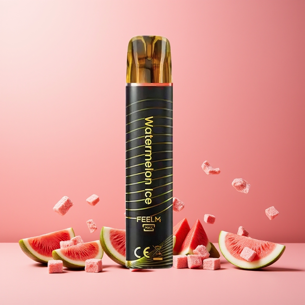 JNR Black&Golden 800 Puffs 550mAh 2ml TPD 2% New Zealand Wholesale Disposable Vape Watermelon Ice