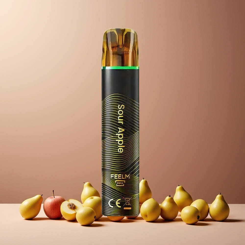 JNR Black&Golden 800 Puffs 550mAh 2ml TPD Sour Apple Disposable Vape New Zealand Wholesale