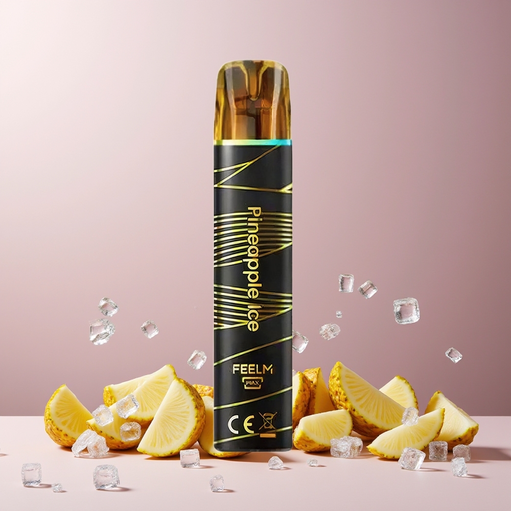 JNR Black&Golden 800 Puffs Disposable Vape Pineapple Ice 550mAh 2ml TPD New Zealand Wholesale